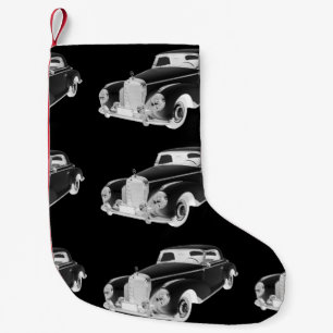 Mercedes Benz 300 Luxury Car Art Small Christmas Stocking