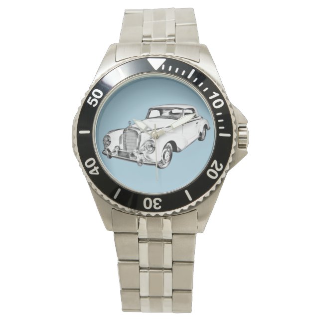 Mercedes Benz 300 Luxury Car Digital Drawing Watch (Front)
