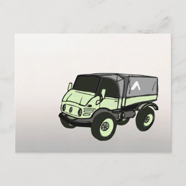 Mercedes Benz Unimog | Postcard (Front)