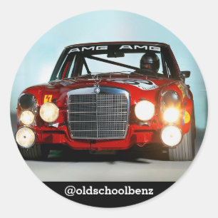 Mercedes Reg Pig sticker