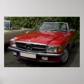 Mercedes Roadster Poster
