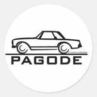 Mercedes SL Pagode with Script