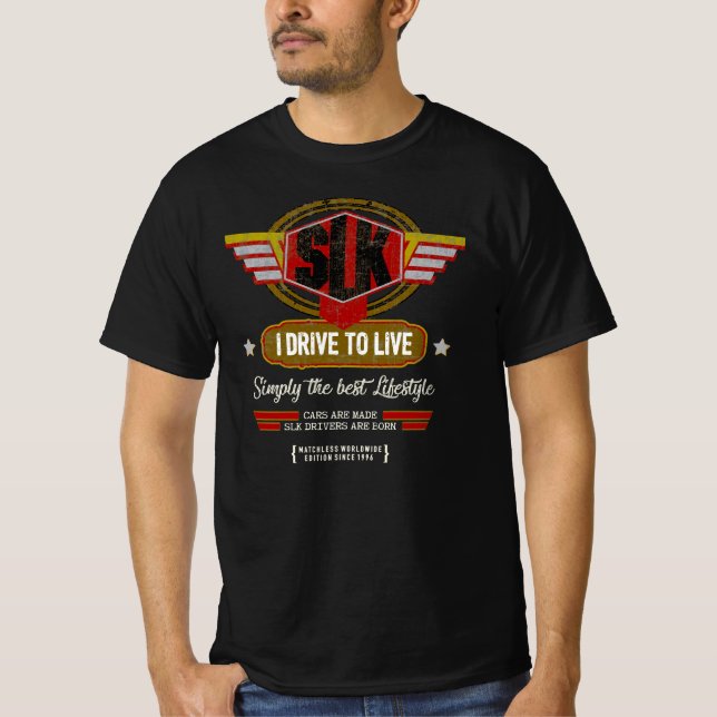 Mercedes SLK R170 - I Drive to Live T-Shirt (Front)