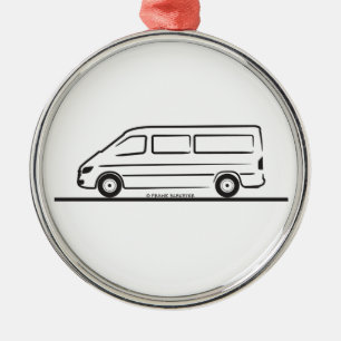 Mercedes Sprinter Metal Ornament