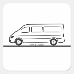 Mercedes Sprinter Square Sticker