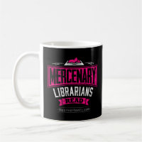 Mercenary Librarian Mug (Pink)