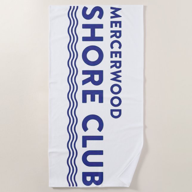 "Mercerwood" Beach Towel (Front)