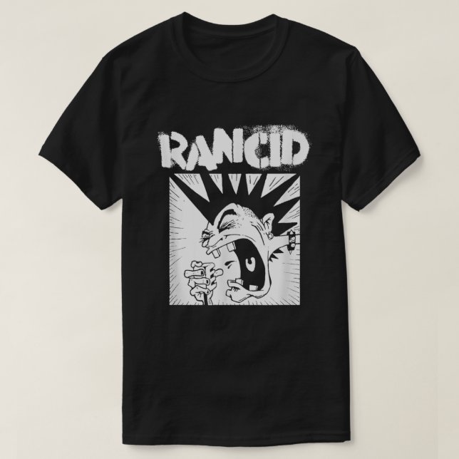Merchandise Rancid Microphone Essential T-Shirt (Design Front)