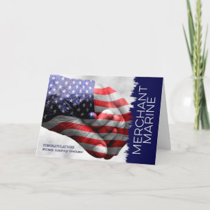 Merchant Marine Academy Graduate Hand in Hand Card