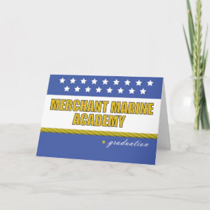 Merchant Marine Academy Graduation Congratulations Card