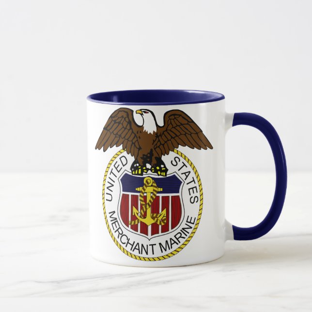 Merchant Marine Seal Seamen Mug (Right)