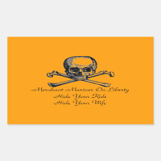 Merchant Mariner Warning Sticker