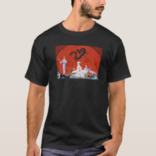 Merchant Of Poppies Opium Den Retro Vintage T-Shirt