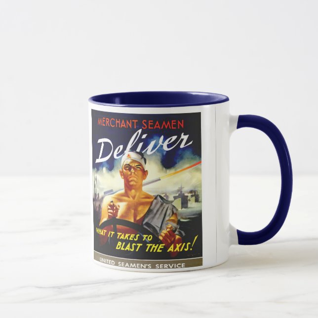 Merchant Seamen Mug (Right)