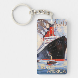 MERCHANT STEAMER KEY RING