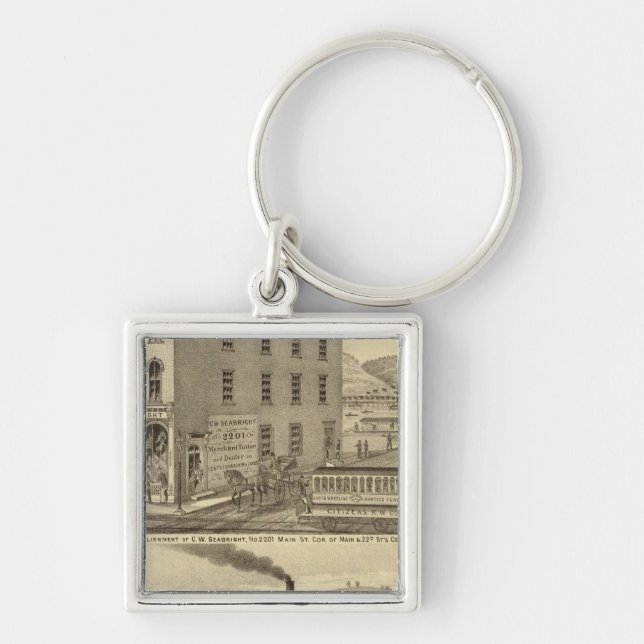 Merchant tailor establishment of CW Seabright Key Ring (Front)