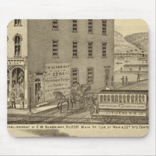 Merchant tailor establishment of CW Seabright Mouse Pad