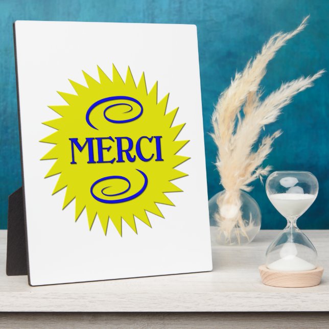 Merci Plaque (Side)