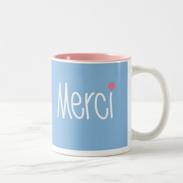 Merci Thank you in any language Mug (Right)