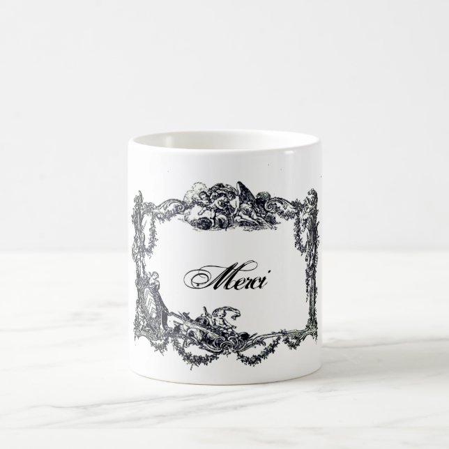 Merci - Thanks - Versailles Coffee Mug (Center)