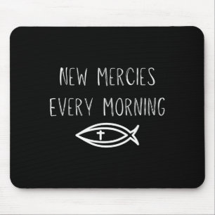 Mercies Jesus Christian Prayers Mens Womens  Mouse Pad