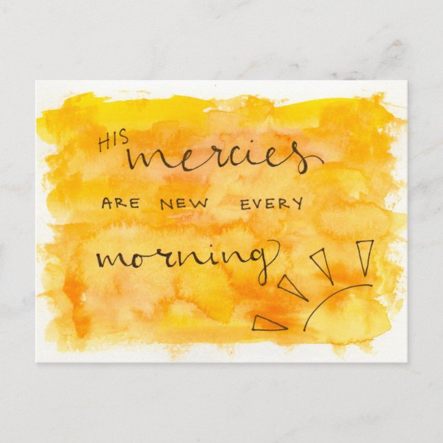 Mercies Postcard (Front)