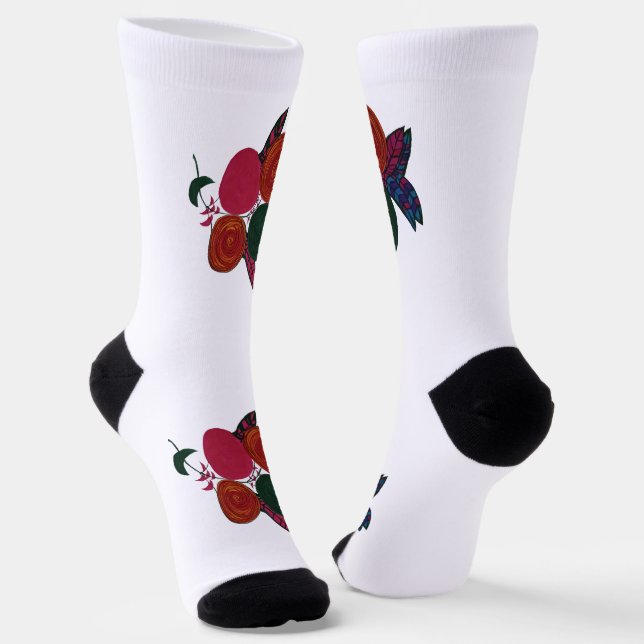 Merciful Flowers Socks (Angled)