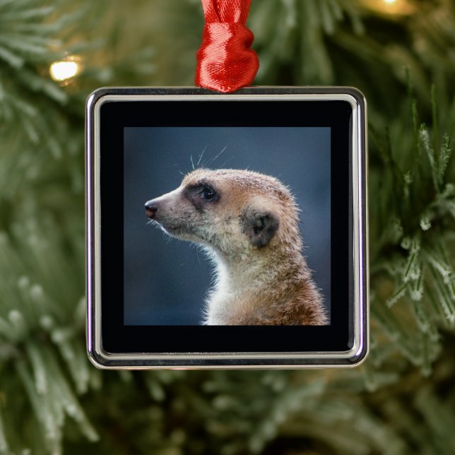 Mercurial Meerkat Christmas Ornament (Tree)