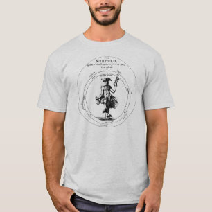Mercury and Caduceus Alchemical Mercurius T-Shirt