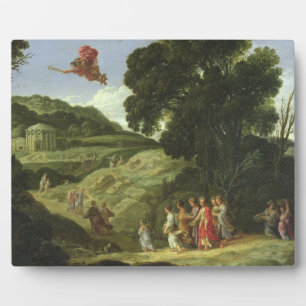 Mercury and Herse, c.1605-08 (oil on canvas) Plaque