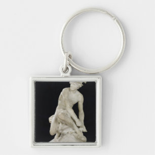 Mercury Attaching his Winged Sandals, 1744 Key Ring