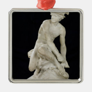 Mercury Attaching his Winged Sandals, 1744 Metal Ornament