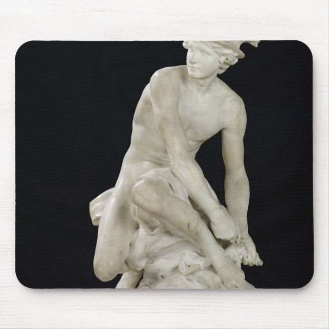 Mercury Attaching his Winged Sandals, 1744 Mouse Pad (Front)