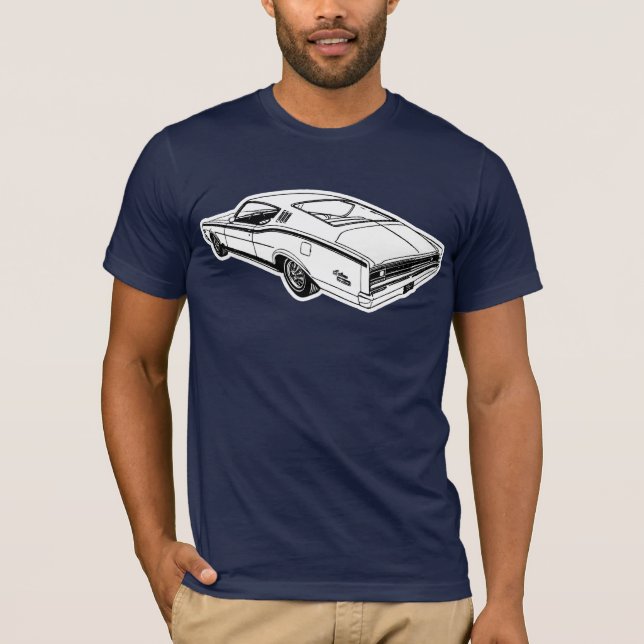 Mercury Cyclone (1968) illustration T-Shirt (Front)