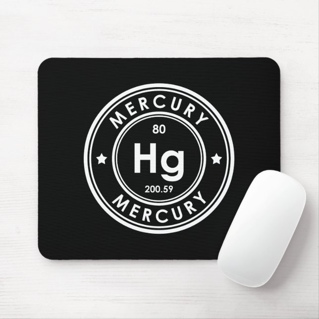 Mercury Element Black Mouse Pad (With Mouse)