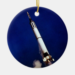Mercury Freedom 7 -  60th Anniversary Ceramic Ornament