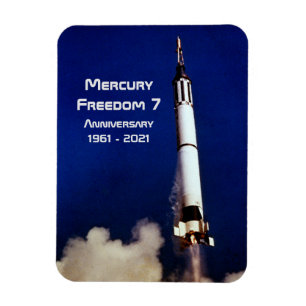 Mercury Freedom 7 - 60th Anniversary Magnet