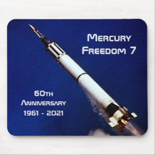 Mercury Freedom 7 - 60th Anniversary Mouse Pad