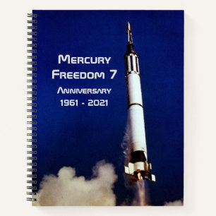 Mercury Freedom 7 -  60th Anniversary Notebook