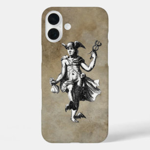 Mercury Hermes Dark iPhone 16 Plus Case