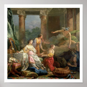 Mercury, Herse and Aglauros, 1763 (oil on canvas) Poster