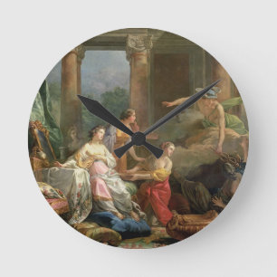 Mercury, Herse and Aglauros, 1763 (oil on canvas) Round Clock