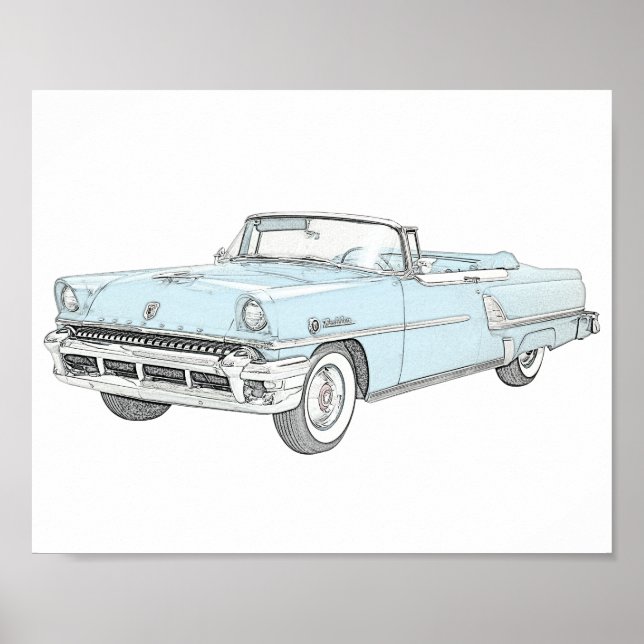 MERCURY MONTCLAIR 1955 POSTER (Front)