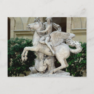 Mercury riding Pegasus Postcard