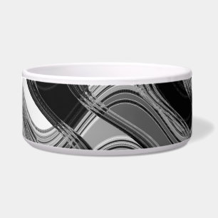 Mercury & Sable Ceramic Pet Bowl by C.L. Brown