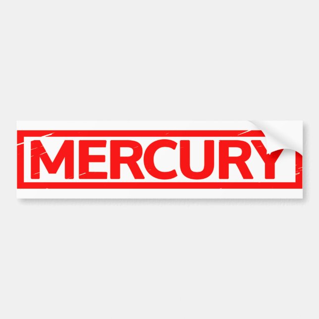 Mercury Stamp Bumper Sticker (Front)