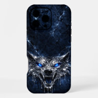 Mercury Wolf Blue Sapphire Eyes Glacial