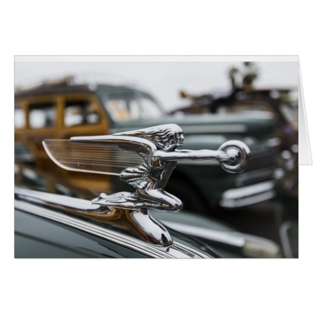 Mercury Woody Hood Ornament (Front Horizontal)