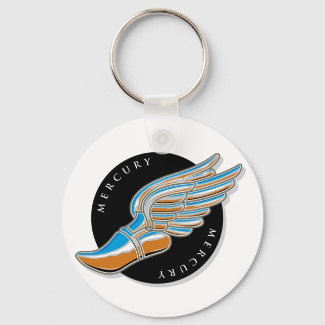 Mercury's Wings Key Ring (Front)