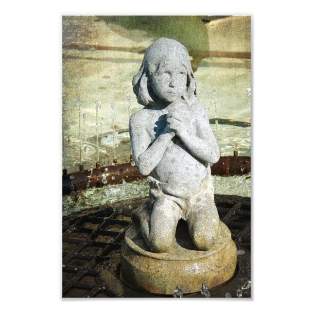 Mercy Fountain Detail Photo Print (Front)